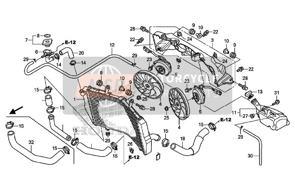 90303MBB003, Nut, Special, 5mm, Honda, 2