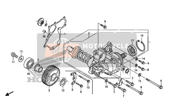 23541MGED00, Gear, Final Driven (39T), Honda, 0