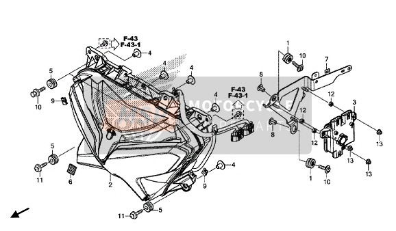 33111MJNA00, Collier, Honda, 2