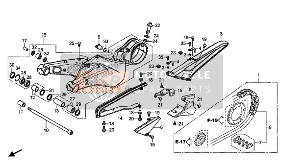 06406MJMD00, Kit De Cadena,  Transmisio, Honda, 1