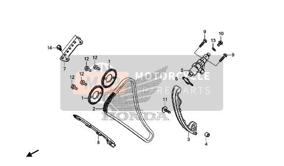 90022KYJ900, Schraube Mit Scheibe, 6X2, Honda, 1