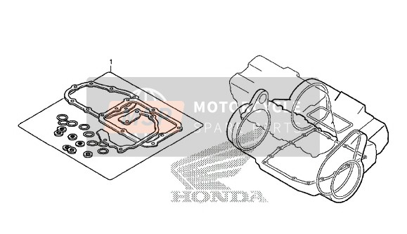 Honda CBR1000RR 2016 EOP-2 Pakkingset B voor een 2016 Honda CBR1000RR