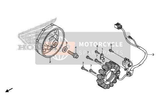 Honda CBR1000SA 2016 Générateur pour un 2016 Honda CBR1000SA