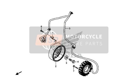 Honda CBR650F 2016 GENERATOR für ein 2016 Honda CBR650F