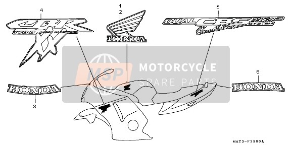 17521MAT860ZC, Mark, R. Fuel Tank *TYPE4 * (TYPE4 ), Honda, 0