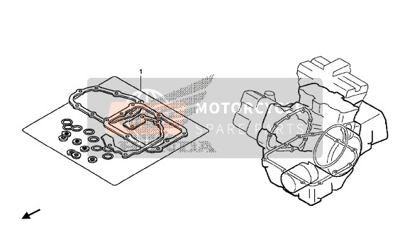 Honda VFR1200XDL 2016 EOP-2 Kit de juntas B para un 2016 Honda VFR1200XDL