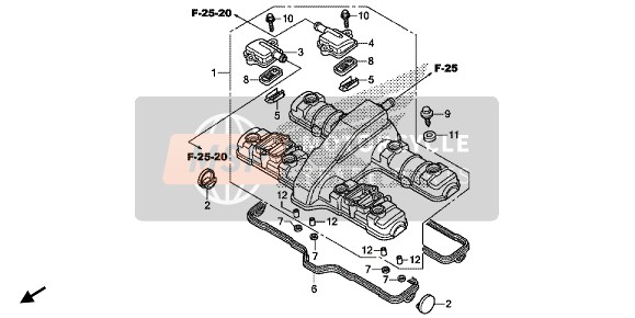 Honda CB1100EXCA 2017 CYLINDER HEAD COVER for a 2017 Honda CB1100EXCA