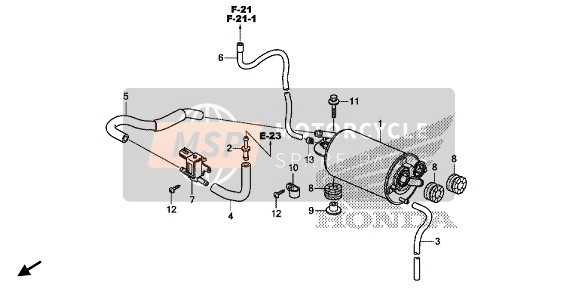 Honda CB1100EXCA 2017 Scatola Metallica per un 2017 Honda CB1100EXCA