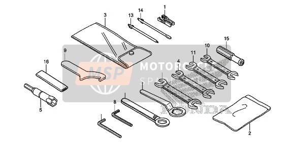 Honda CB1100EXCA 2017 TOOL for a 2017 Honda CB1100EXCA