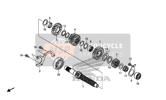 TRANSMISSION (MAINSHAFT)