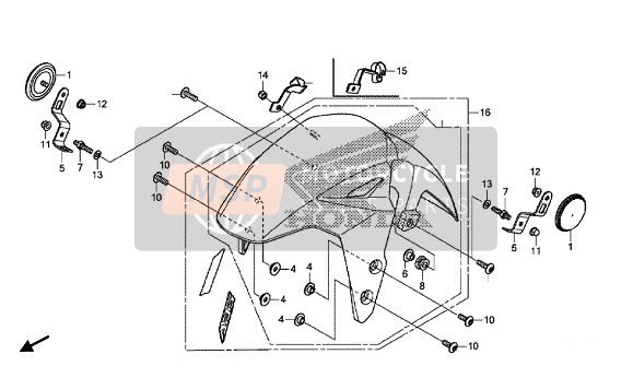 45157K26C11, Clamper A, Fr. Brake Hose, Honda, 0