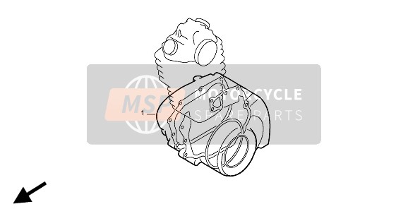 Honda CLR125 1998 EOP-2 Gasket Kit B for a 1998 Honda CLR125