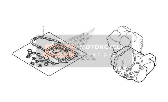 Honda NC750SD 2017 EOP-2 Gasket Kit B for a 2017 Honda NC750SD