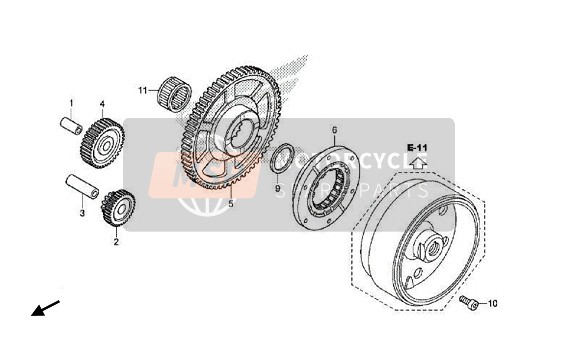 Honda NC750XD 2017 Comenzando Embrague para un 2017 Honda NC750XD