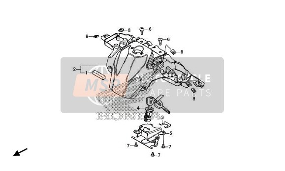 Honda NC750XD 2017 CENTER COVER for a 2017 Honda NC750XD