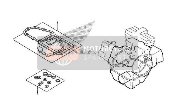 Honda VFR800F 2017 EOP-2 Kit de juntas B para un 2017 Honda VFR800F