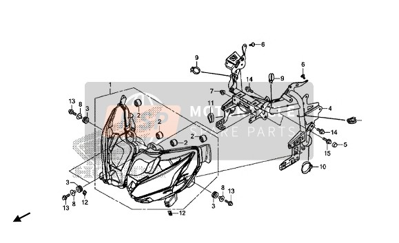 90082ZY6003, Chapeau,  Boulon 8mm, Honda, 0