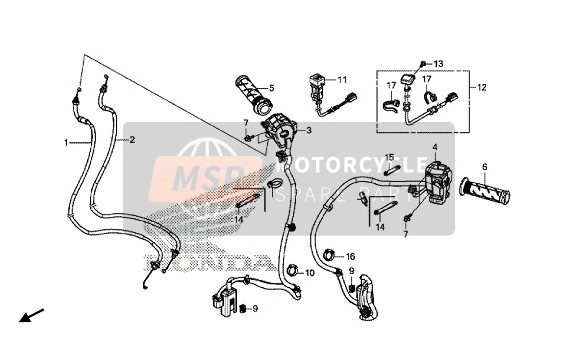 90150MKHD20, Bolt, Special, 5X13, Honda, 2