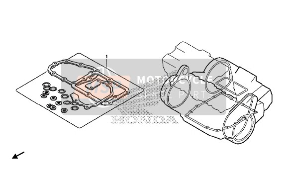 Honda CB1100CA 2018 EOP-2 Kit de joint B pour un 2018 Honda CB1100CA