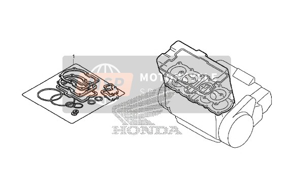Honda CBR1000S1 2018 EOP-1 Gasket Kit A for a 2018 Honda CBR1000S1