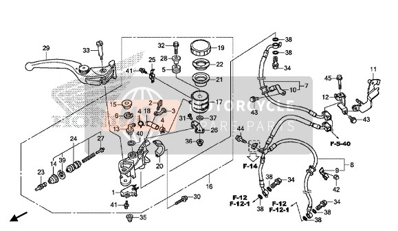 FRONT BRAKE MASTER CYLINDER