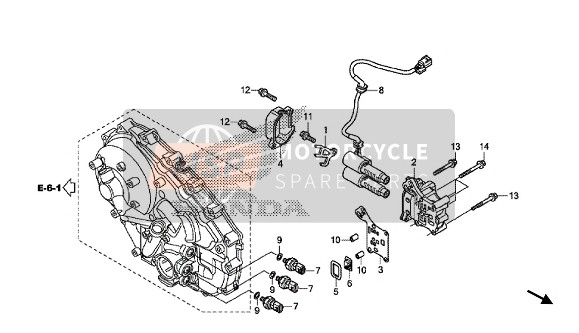 Honda NC750SD 2018 Solénoïde linéaire pour un 2018 Honda NC750SD