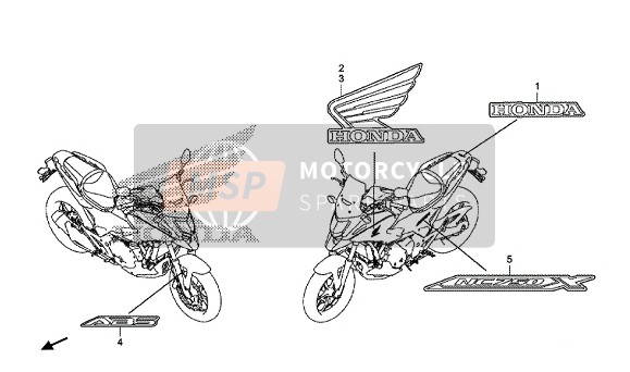 Honda NC750XD 2018 MARKE für ein 2018 Honda NC750XD