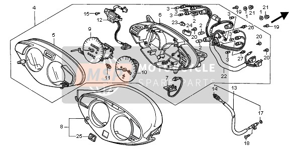 TACHOMETER (KMH)