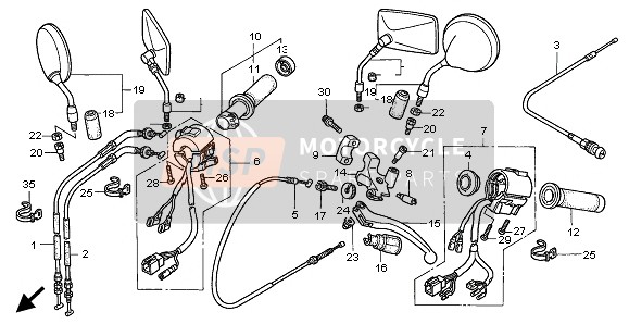 17950MZ8G20, Cable Comp., Choke, Honda, 0