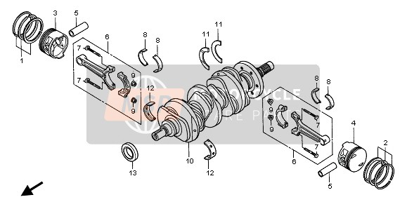 Vilebrequin & Piston