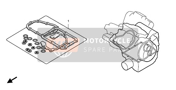 Honda NT650V 1999 EOP-2 Gasket Kit B for a 1999 Honda NT650V