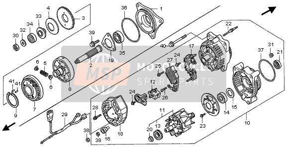 Honda ST1100A 1999 GENERATOR für ein 1999 Honda ST1100A