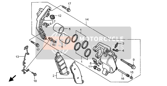 FRONT BRAKE CALIPER