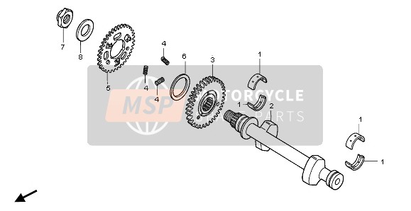 Honda CB500 1995 BALANCER for a 1995 Honda CB500