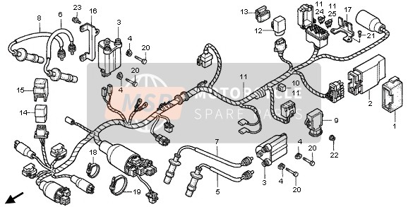 WIRE HARNESS & IGNITION COIL