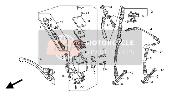 FRONT BRAKE MASTER CYLINDER 