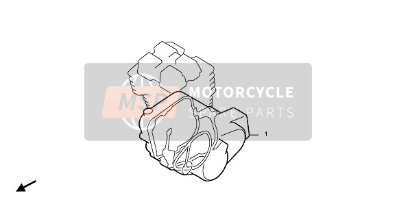 Honda CB500 1995 EOP-2 Gasket Kit B for a 1995 Honda CB500