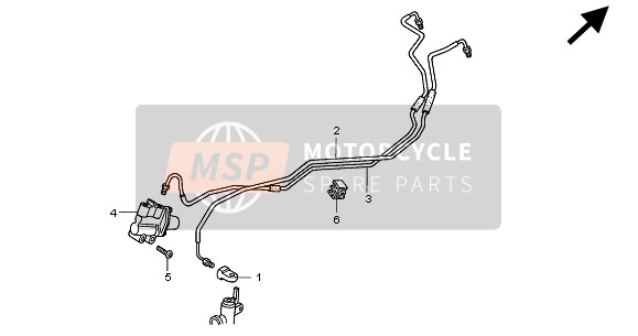 45133MCC000, Pipe, Pcv Joint, Honda, 0