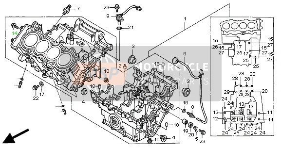 90014MCJ000, Bolzen,9X95, Honda, 0