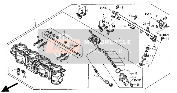 06164MCJ671, Jeu De Joint D'Injecteur, Honda, 0