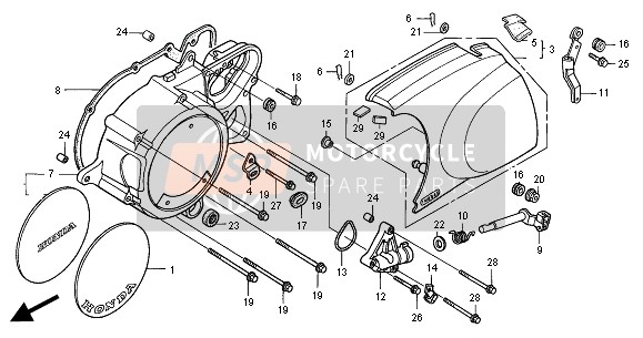 958010603500, Bolt, Flange, 6X35, Honda, 1