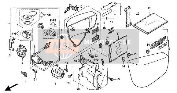 83500MAH000ZH, Cover, R. Side *NH1* (NH1 Black), Honda, 0