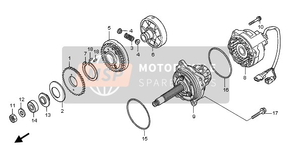 Honda ST1100 1995 GENERATOR  for a 1995 Honda ST1100