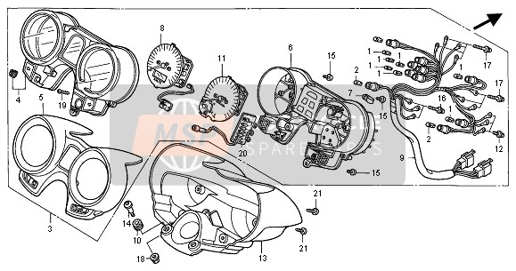 TACHOMETER (KMH)