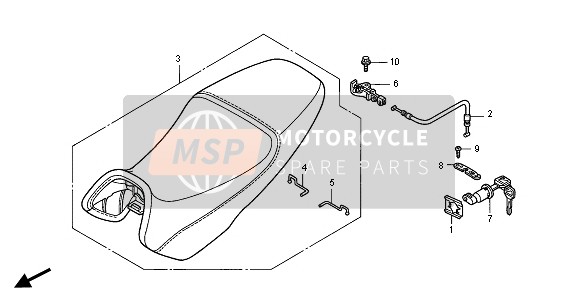 Honda CB1100SF 2001 SEAT for a 2001 Honda CB1100SF