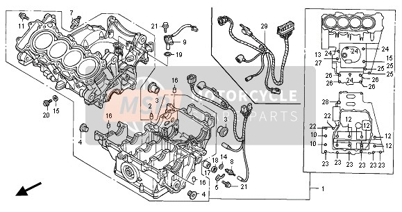 32101MBWJ20, Fil Auxiliaire A, Honda, 0