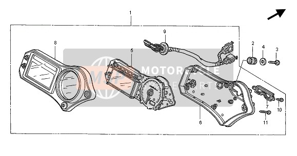 TACHOMETER (KMH)