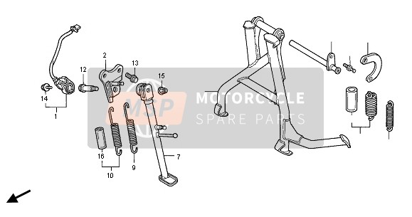 Honda CBR600FS 2001 STAND for a 2001 Honda CBR600FS