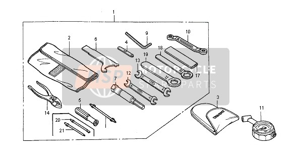 Honda CBR600FS 2001 Herramientas para un 2001 Honda CBR600FS