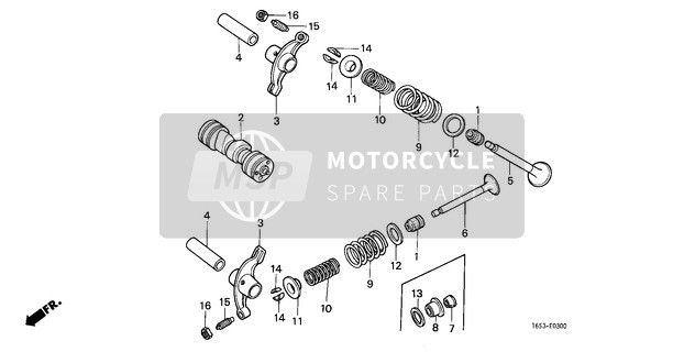 Honda Z50J 1979 Camshaft/Valve for a 1979 Honda Z50J